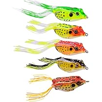 Amazon.com : Moose Baits Frog Lure Kit - Top Water Frogs for